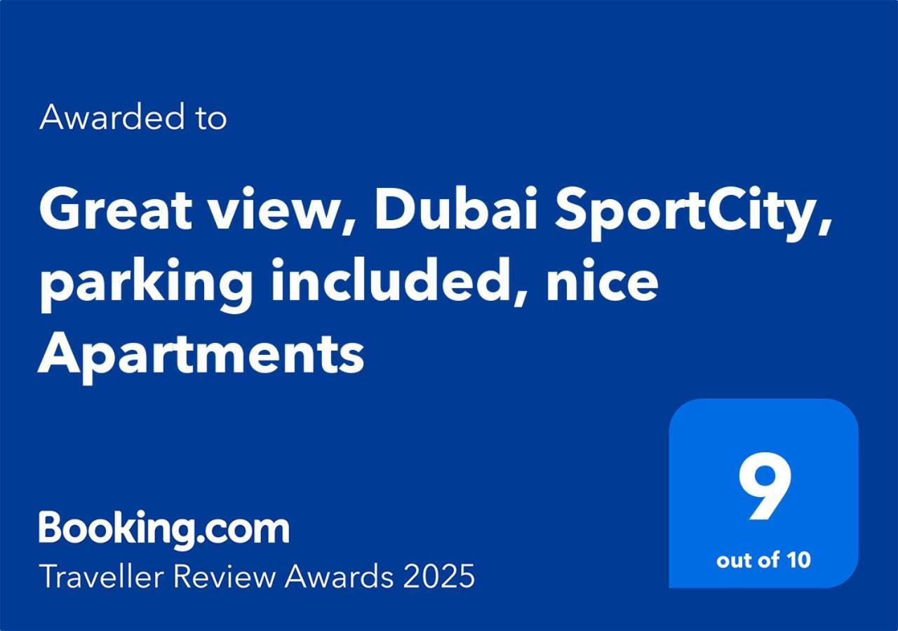 Great View, Dubai Sportcity, Parking Included, Nice Apartments Exterior foto